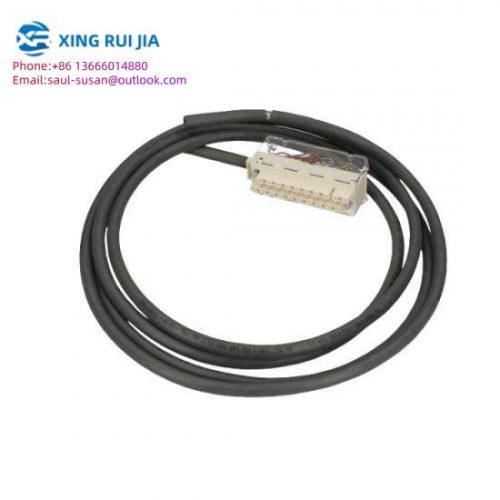 Schneider X80-D BMXFTW301S Analog Input/Output Connection Cable, FTB20 Terminal Block, Color-coded Shielded Jumper Wire, Compatible with BMX AMI0410/AMO*/AMM*, Length 3M